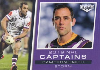 2019 NRL Elite - 2018 Captains #CC07 Cameron Smith Front